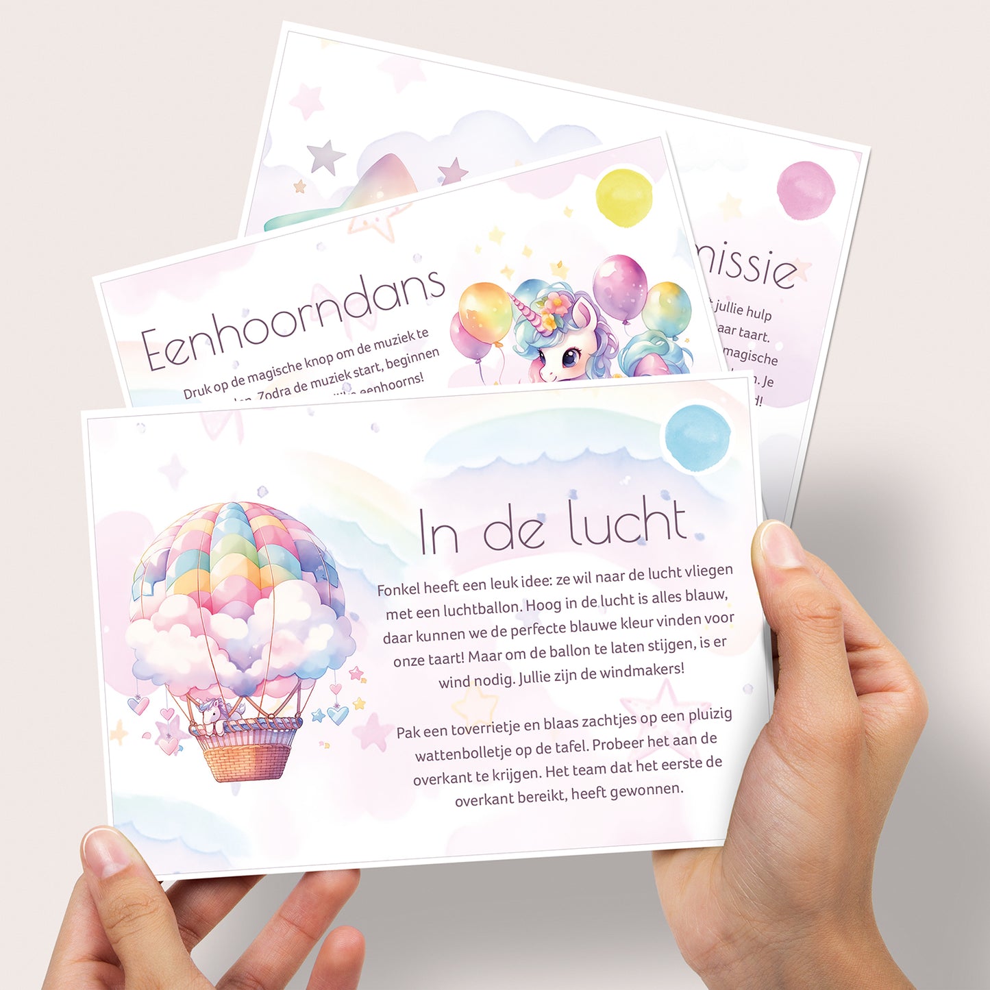Kinderfeestje "De magische regenboogtaart"