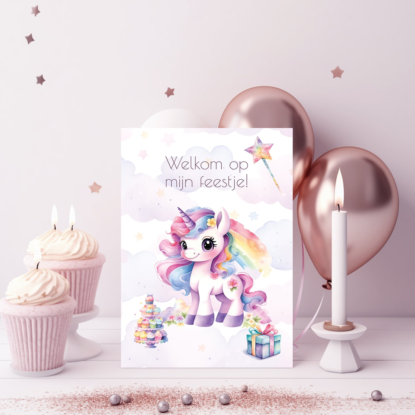 Kinderfeestje "De magische regenboogtaart"