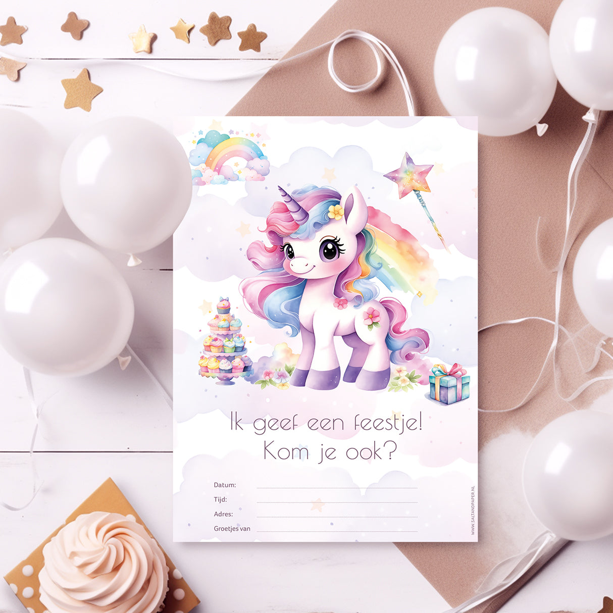 Kinderfeestje "De magische regenboogtaart"